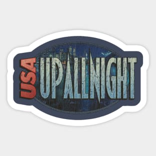 USA Up All Night 1989 Sticker